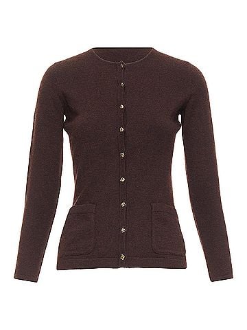 Oscar De La Renta Oscar De La Renta Cashmere Silk Cardigan (view 1)