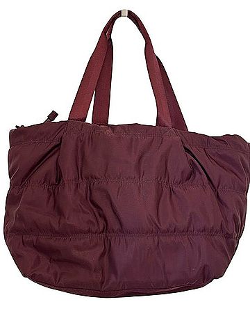 Old Navy Burgundy Quilted Puffer Tote Bag Tote (view 2)
