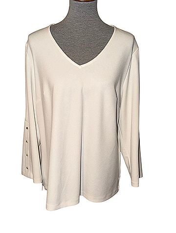 Anne Klein Long Sleeve Top (view 2)
