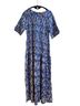 Oliphant 100% Cotton Floral Blue Casual Dress Size M - photo 1