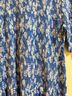 Oliphant 100% Cotton Floral Blue Casual Dress Size M - photo 4