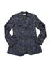 Derek Lam 70% Polyester 30% Viscose 100% Polyester Leopard Print Blue Blazer Size 4 - photo 11