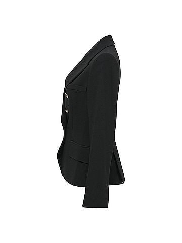 Versace Versace Double-Breasted Signature Blazer in Black Wool (view 2)
