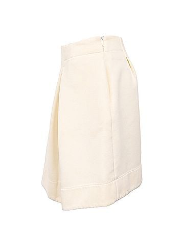 Jil Sander Jil Sander Pleated Mini A-Line Skirt in Viscose (view 2)