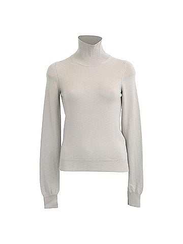 Jil Sander Jil Sander Turtleneck Sweater in Grey Cashmere (view 1)