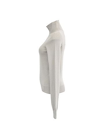 Jil Sander Jil Sander Turtleneck Sweater in Grey Cashmere (view 2)