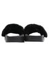 Givenchy 100% Rubber Black Givenchy Fur Trim Slides in Black Rubber Size EU 36 - photo 4
