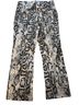 Lyssé Snake Print Black White Casual Pants Size L - photo 2