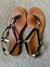 Coach Black Brown Sandals Size 8 - photo 3