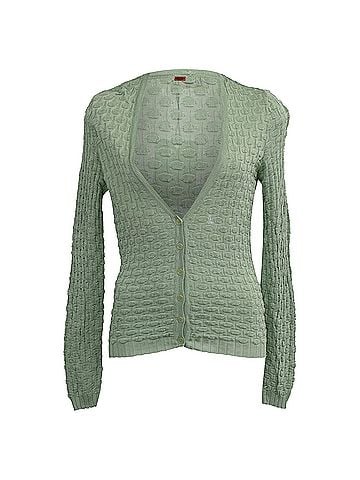 Missoni Missoni Buttoned Cardigan in Green Rayon (view 1)