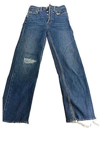 RE/DONE 70s ultra high rise stove pipe
Waist lying flat is approx 12 in
Inseam is 26 i Jeans (view 2)