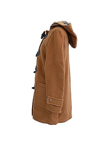 Burberry Burberry Mersey Duffle Coat in Brown Wool (view 2)