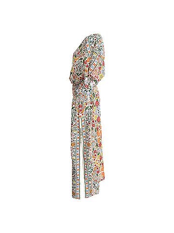 Tory Burch Tory Burch Printed Kaftan Maxi Dress in Multicolor Cotton (view 2)