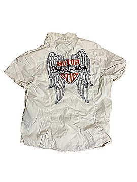 Harley Davidson Short Sleeve Button-Down Shirt (view 1)