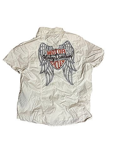 Harley Davidson Short Sleeve Button-Down Shirt (view 1)