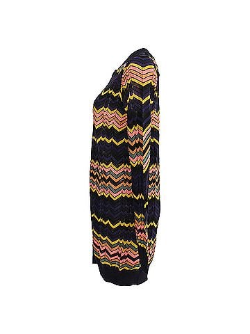 Missoni Missoni Aztec-Print Knitted Cardigan in Multicolor Cotton (view 2)