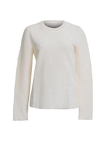 Victoria Beckham Victoria Beckham Sweater in White Viscose (view 1)