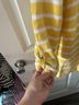 Christopher & Banks Stripes Yellow White Pullover Sweater Size XL - photo 3