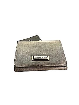 Tahari Tahari Metallic Trifold Wallet with RFID Identity Protection Lining Leather Wallet (view 1)