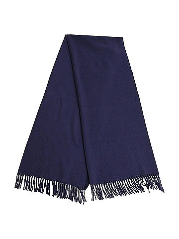 Acne Acne Studios Fringed Scarf in Navy Blue Wool (view 2)