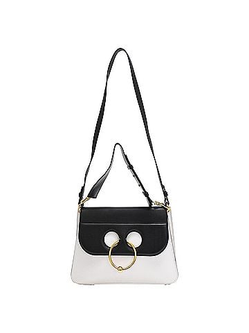J.W. Anderson J.W.Anderson Pierce Bag in White Leather (view 1)