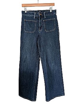J.Crew Factory Store Curvy Full Length Slim Wide Leg Jeans Jeans (view 2)
