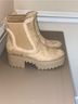 Nine West Tan Ivory Boots Size 9 - photo 3