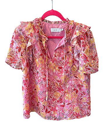 Greylin Short Sleeve Blouse (view 1)