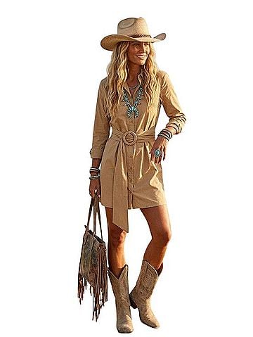 Gianni Bini Connie Poplin Casual Dress (view 1)