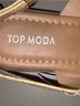 Top Moda Gold Tan Sandals Size 9 - photo 9