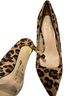 Mix No. 6 Animal Print Brown Black Heels Size 8 - photo 2