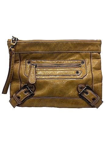 Steve Madden Leather Clutch (view 1)