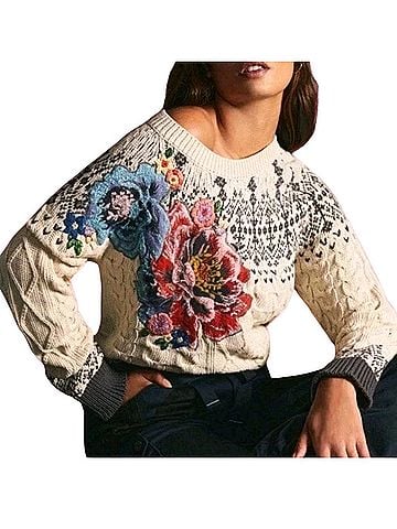 Anthropologie Anthropologie Fair Isle Sweater Casual Sweaters (view 1)