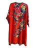 Flying Tomato 100% Rayon Floral Red Multi Color Romper Size M - photo 2
