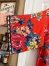 Flying Tomato 100% Rayon Floral Red Multi Color Romper Size M - photo 4