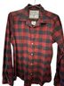 Frank & Eileen Checkered-gingham Red Black Button-Down Shirt Size M - photo 1