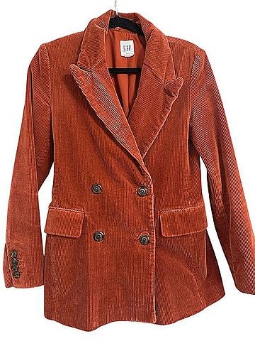 Gap Double-Breasted Corduroy Blazer Blazer (view 1)