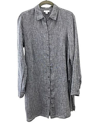 J.Jill Love Linen Tunic Long Sleeve Button-Down Shirt (view 1)