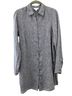 J.Jill 100% Linen Gray Long Sleeve Button-Down Shirt Size XS - photo 1