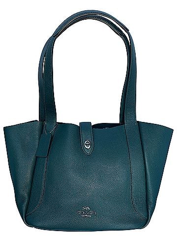 Coach Hadley Turnlock Leather Tote (view 1)