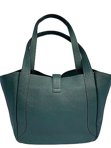 Coach Hadley Turnlock Leather Tote (view 2)