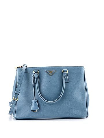 Prada Double Zip Lux Tote Saffiano Leather Medium (view 1)