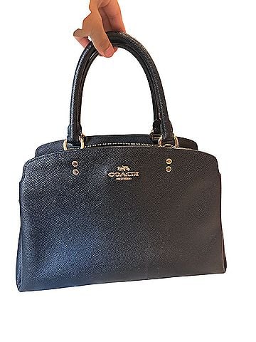 Coach Lillie Carryall Leather Satchel (view 1)