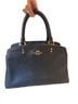 Coach Black Gold Leather Satchel One size - photo 1
