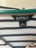 Buffalo by David Bitton Stripes Black White Pullover Hoodie Size XL - photo 3