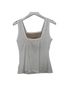 OGL Slinky Square Open-Back Bra Tank Top Sleeveless Top - photo 2