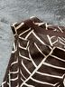 Tory Burch 100% Cotton Floral Brown White Sleeveless Top Size 8 - photo 7