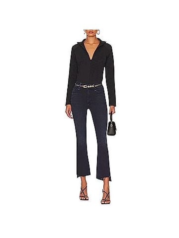 Mother The Insider Crop Step Fray Jeans (view 1)