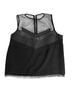 Rag & Bone 69% Triacetate 31% Polyester 70% Cotton 30% Polyamide 90% Nylon 10% Elastane 100% Lambskin Chevron-herringbone Black Tank Top Size M - photo 1