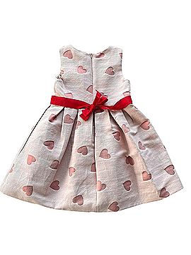 Mini Boden Jacquard Hearts Classic Casual Dress (view 2)